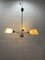 Copper Ceiling Lamp in Glass Milk Yellow 16