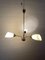 Copper Ceiling Lamp in Glass Milk Yellow 21