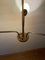 Copper Ceiling Lamp in Glass Milk Yellow 5