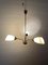 Copper Ceiling Lamp in Glass Milk Yellow 12