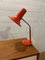 Vintage Metal Table Lamp in Orange, 1960s 3