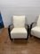 H-269 Lounge Chairs in White by Jindrich Halabala, Set of 2 17