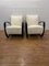 H-269 Lounge Chairs in White by Jindrich Halabala, Set of 2 10