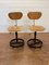 Vintage Industrial Swivel Metal Chairs, Set of 2 1