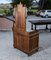 Italian Towed Wooden Bathroom Belief in Walnut with Marble Top and Mirror, 1890, Image 6