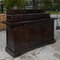Neo-Renaissance Style Ebony-Stained Wooden Sideboard with 3 Doors, Italy, Early 20th Century 1