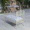 Art Nouveau Cradle Bed in Wrought Iron 4