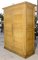 Vintage Rustic Wardrobe with Two Doors in Yellow Lacquered Fir,1800 4