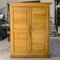 Vintage Rustic Wardrobe with Two Doors in Yellow Lacquered Fir,1800 29