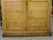 Armario rústico vintage de dos puertas de abeto lacado en amarillo, 1800, Imagen 16