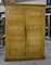 Armoire Vintage Rustique avec Deux Portes en Sapin Laqué Jaune,1800 21