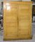 Rustikaler Vintage Kleiderschrank mit Zwei Türen aus Gelb lackiertem Tannenholz, 1800 27