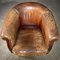 Vintage Club Chairs in Tanned Sheepskin Leather, Set of 2 5