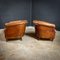 Vintage Club Chairs in Tanned Sheepskin Leather, Set of 2 4