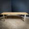 Industrial Dining Table with Steel Machine Base 10
