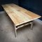 Industrial Dining Table with Steel Machine Base 2