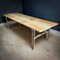 Industrial Dining Table with Steel Machine Base 1