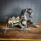 Antikes indonesisches Jati Marionettenpferd aus Holz 3