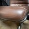 Vintage Three Person Bank of Nato-Brown Leather Chairs, Image 17