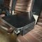 Vintage Three Person Bank of Nato-Brown Leather Chairs 4