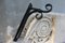 Double Curtain Rod Holder in Wrought Iron, Image 3