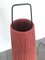 Pink Fabric Thread Shade Tripod Floor Lamp, Germany, 1960s 5