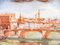 Panneaux Peints avec Vues sur Florence, Début des années 1900, Set de 2 2