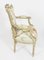 19th Century Revival Louis XVI French Painted Fauteuil Armchairs, Set of 2, Image 10