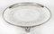 Large English Victorian Silver Plated Salver 19th Century, 1888 2