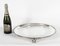 Large English Victorian Silver Plated Salver 19th Century, 1888 13