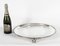 Large English Victorian Silver Plated Salver 19th Century, 1888, Image 13