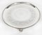 Large English Victorian Silver Plated Salver 19th Century, 1888 4