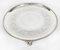 Large English Victorian Silver Plated Salver 19th Century, 1888, Image 4