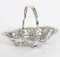 19th Century Victorian Silver Plated Fruit Basket from James Dixon 3