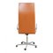 Tall Oxford Office Chair in Walnut Aniline Leather by Arne Jacobsen, 2000s 3