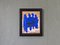 Blue Mini Abstract Composition, 1950s, Mixed Media, Framed 5
