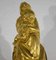 Pendolo in bronzo dorato dell'inizio del XIX secolo La Vergine con la sedia, Immagine 18