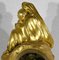 Early 19th Century Golden Bronze Pendulum the Virgin with the Chair 21