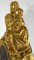 Early 19th Century Golden Bronze Pendulum the Virgin with the Chair 7