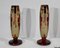 Art Deco French Glass Vases by Charder, 1927, Set of 2 11