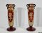 Art Deco French Glass Vases by Charder, 1927, Set of 2 1