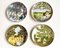 The Seasons Decorative Wall Plates from Villeroy & Boch, Germany, 1980s, Set of 4 1