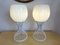 Italian Table Lamps in Murano Glass and White Metal from Vistosi, 1990s, Set of 2 5