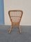 Vintage Adult Rattan Rocking Chair 1