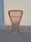 Vintage Adult Rattan Rocking Chair, Image 1