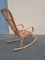 Vintage Adult Rattan Rocking Chair 2