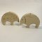 Travertine Anteater Candleholders by Enzo Mari for Fratelli Mannelli, Italy, 1970s, Set of 2 1