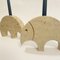 Travertine Anteater Candleholders by Enzo Mari for Fratelli Mannelli, Italy, 1970s, Set of 2 2