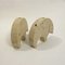 Travertine Anteater Candleholders by Enzo Mari for Fratelli Mannelli, Italy, 1970s, Set of 2 3