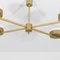 Celeste Supine Chrome Opaque Ceiling Lamp by Design for Macha 1
